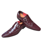 Sapato Masculino Italiano Em Couro Bordô D'Épinay Ref: 1058