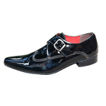 Sapato Masculino Italiano Em Couro Preto Raskólnikov Ref: 1059