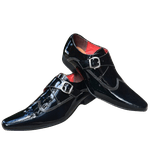 Sapato Masculino Italiano Em Couro Preto Raskólnikov Ref: 1059