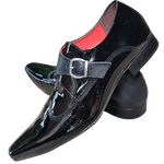 Sapato Masculino Italiano Em Couro Preto Hipnos Ref: 1060