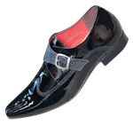 Sapato Masculino Italiano Em Couro Preto Hipnos Ref: 1060