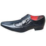 Sapato Masculino Italiano Em Couro Preto Oso Ref: 1061