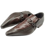 Sapato Masculino Em Couro Social Executivo Marrom Todd Veneza Collection Ref: 7033