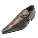 Sapato Masculino Em Couro Social Executivo Marrom Todd Veneza Collection Ref: 7033