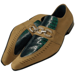 Sapato Masculino Em Couro Social Executivo Marrom Molouch Veneza Collection Ref: 7073