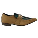 Sapato Masculino Em Couro Social Executivo Marrom Molouch Veneza Collection Ref: 7073