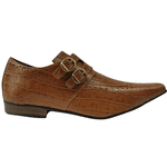 Sapato Masculino Em Couro Social Executivo Marrom Taj Veneza Collection Ref: 7074
