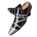 Babuche Masculino Dubai Em Couro Social Executivo Em Couro - Dourado - Wonderful Night Ref: 2009