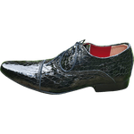 Sapato Masculino Italiano Em Couro Oxford Ref: 918 Preto