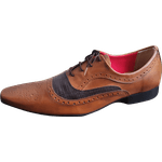 Sapato Masculino Italiano Em Couro Oxford Ref: 923 Marrom