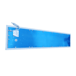 Luminária Painel Plafon Led 12w Retangular Embutir 13,5x62cm Branco Frio 6000k