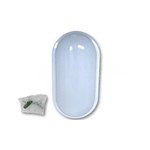 Luminária Led Arandela 24w Tartaruga Branco Quente 3000k