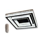 Plafon Quadrado 40×60cm Cristal Led 48w 3000k4000k 6000k 3600lm Controle Bivolt