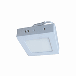 Luminária Plafon 6w Led 12x12 Quadrado Sobrepor Branco Frio