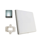 Plafon Quadrado Borda infinita 12w Led 10x10cm 2 Em 1 Branco Frio