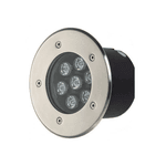 Luminária De ChÃo Balizador De Embutir Led 7w Branco Frio a Prova D' Água