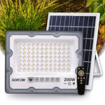 Refletor LED 200W Placa Solar Branco Frio a Prova D'água IP66