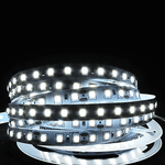 Fita 120 Leds 3528 Branco Frio Sem Silicone Ip20 5 Metros 12v