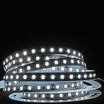 Fita 120 Leds 3528 Branco Frio Sem Silicone Ip20 5 Metros 12v