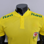 22/23 Brasil Gola Baixa Polo - Amarela - torcedor