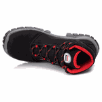 Bota de Segurança em Microfibra - Preto e Vermelho - Estival - EN10071S2 - CA 44558