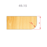 Fresa Para Post-Forming 100mm X 20mm 4 Asas Em Wídea Fepam (49.15) 