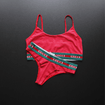 1 GRADE CONJUNTO FEMININO - 2P 3M 3G 2GG - COR VERMELHA