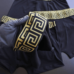CUECA MALHA SUIÇA 12 Cuecas em 3 Cores + 4 Caixas Grátis | M, G, GG