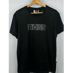 Camisa Peruana Boss Preta Escrita No Peito 