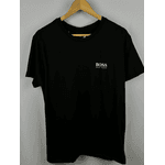 Camisa Peruana Boss Preta Escrita na Manga
