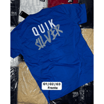 Camisa Quiksilver Azul Escrita nas Costas 