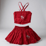 CONJUNTO LUNA BORDADO-vermelho