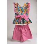 CONJUNTO MALU - FLORAL ROSA