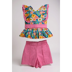 CONJUNTO MALU - FLORAL ROSA