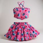 CONJUNTO LUNA-stitch rosa