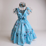 VESTIDO VANESSA-stitch azul