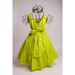 Vestido Hadassa -verde lima