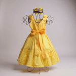 Vestido Hadassa -Amarelo
