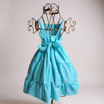 VESTIDO MARISOL BORDADO - AZUL BB