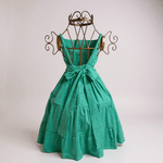 VESTIDO MARISOL BORDADO - VERDE