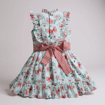 VESTIDO VIVIAN-LAÇOS LITRAS VERMELH0