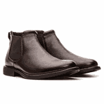 BOTA CHELSEA ALMOFADADA COURO FLOATHER CAFÉ