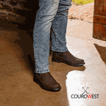 BOTA CHELSEA COMFORT COURO NOBUCK CAFE