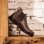 BOTA CHELSEA COMFORT COURO HIDROFUGADO CAFÉ