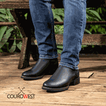 BOTA TEXANA COUNTRY COURO HIDROFUGADO PRETO