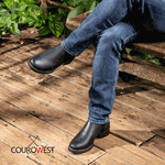 BOTA TEXANA COUNTRY COURO HIDROFUGADO PRETO