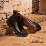 BOTA WORK JUMP BICO QUADRADO COURO HIDROFUGADO PRETO