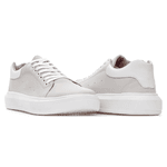 2 Sapatênis Masculino Maqueen Notorian Sola Alta - Cinza/Branco + Branco/Branco