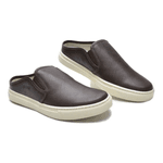 Mule Masculino Couro Legítimo Calce Fácil Confort - Café