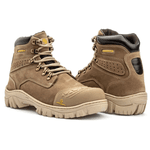 Bota Work Adventure em Couro Legítimo Biqueira Reforçada - Creme